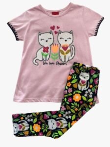 Conjunto Infantil "We Love Flowers" KYLY