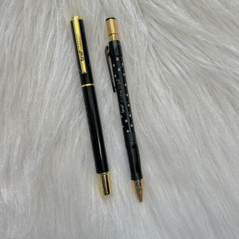 Caneta esferográfica azul 1,0mm Lapiseira 2,0mm