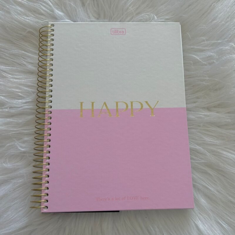 Caderno Pink Tom Pastel - Tilibra Connect
