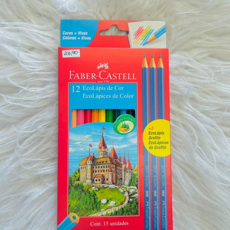 Lápis de Cor 12 Cores - Faber-Castell