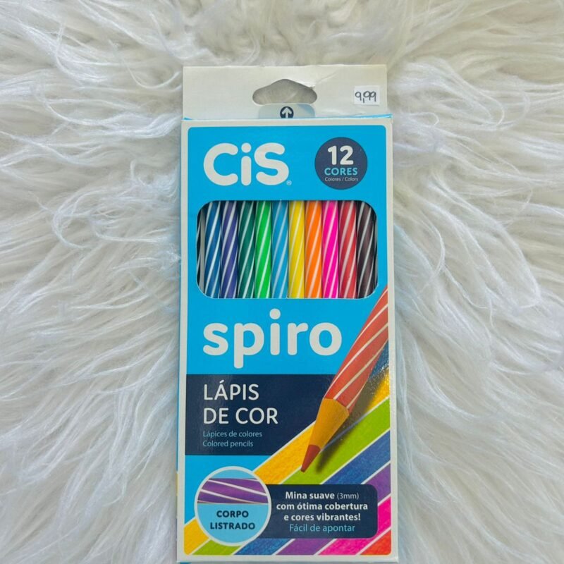Lápis de Cor 12 Cores Spiro- Cis